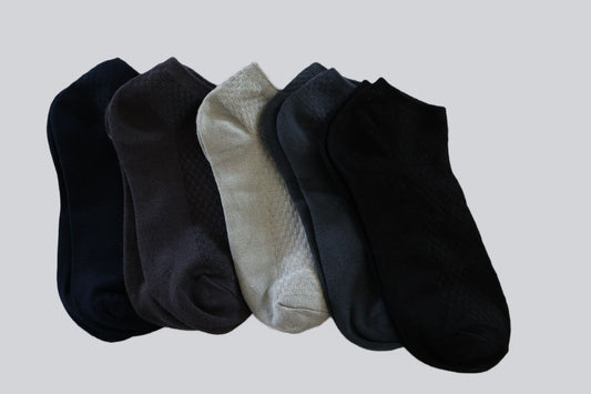Men's Bamboo Low Cut Socks (Pack of 5)